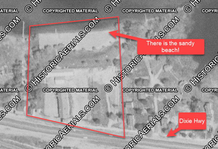 Sandy Beach Inn - 1951 Aerial Photo (newer photo)